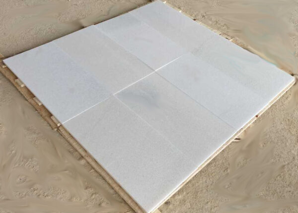 Pic 16 - Bianco Cristallo Semi Select Sandblasted 12x24