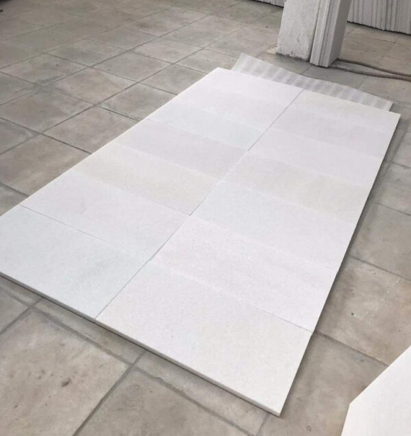 Pic 29 - Bianco Cristallo Select Paver Honed 12x24